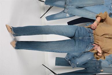 Tırnaklı Vintage Slim Jean(1875-1)