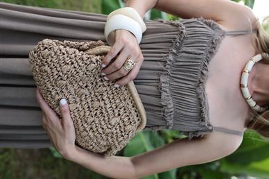 Vizon küçük  Clutch Çanta