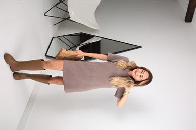 Vizon Örme Triko Elbise