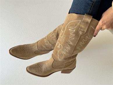 Vizon Süet Kovboy Bot (38 cm)