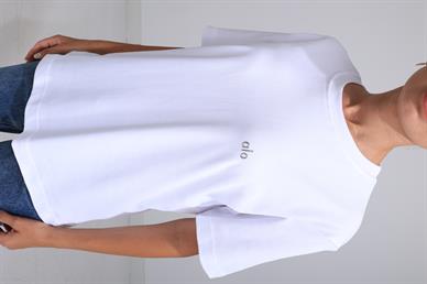 Yazı Baskılı Beyaz Basic Tshirt