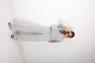 Yıkamalı Paris Baskılı Eşofman Takımı