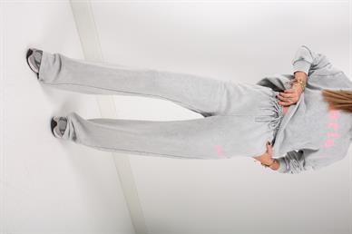 Yıkamalı Paris Baskılı Eşofman Takımı