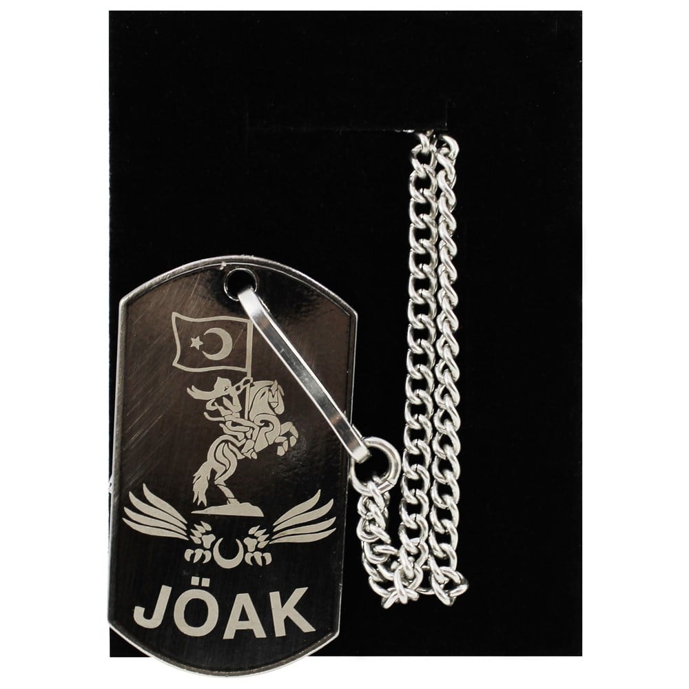 JÖAK ARMALI ÇİFT TARAFLI ASKERİ KÜNYE