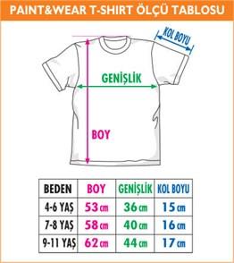 JHV BOYA YIKA ÇOCUK T-SHİRT