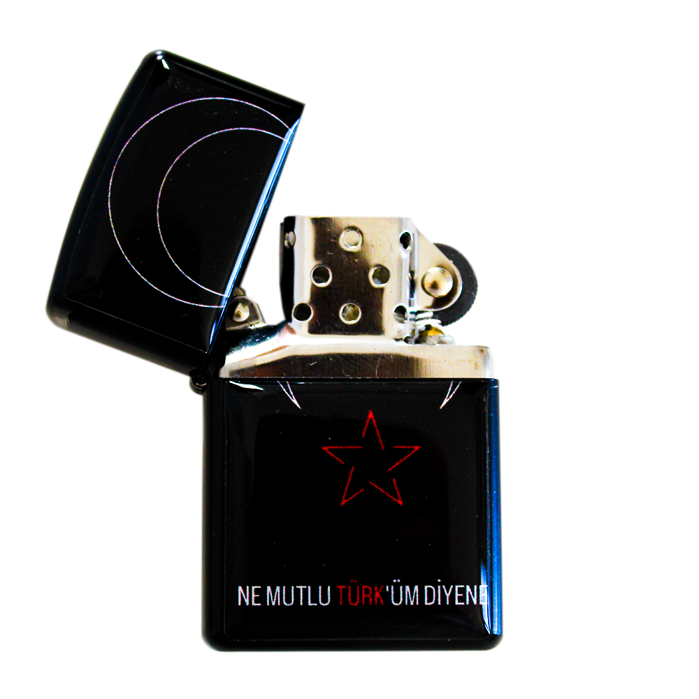 Jandarma Bayrak Logolu Zippo Çakmak