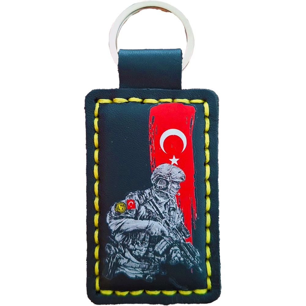 JÖAK - BAYRAK ASKER DERİ ANAHTARLIK