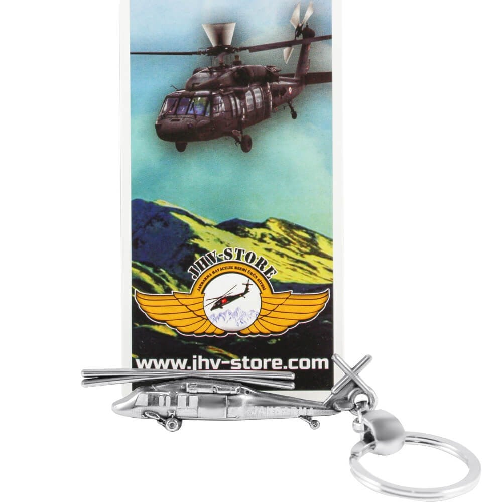 JANDARMA HAVACILIK SKORSKY METAL ANAHTARLIK