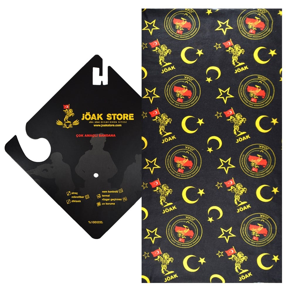 JÖAK LOGOLU SİYAH BAF