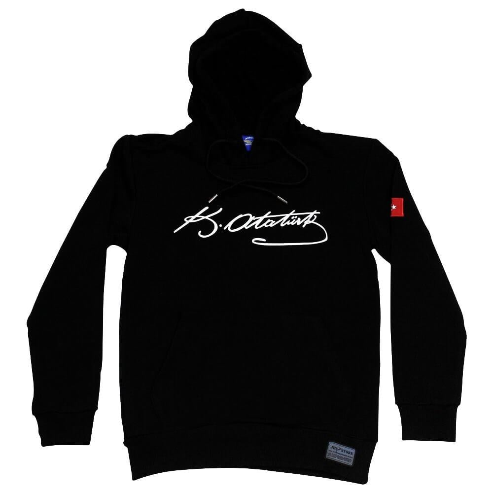 KAPÜŞONLU SWEATSHİRTÇOCUK ATATÜRK BASKILI KAPÜŞONLU SWEATSHIRT