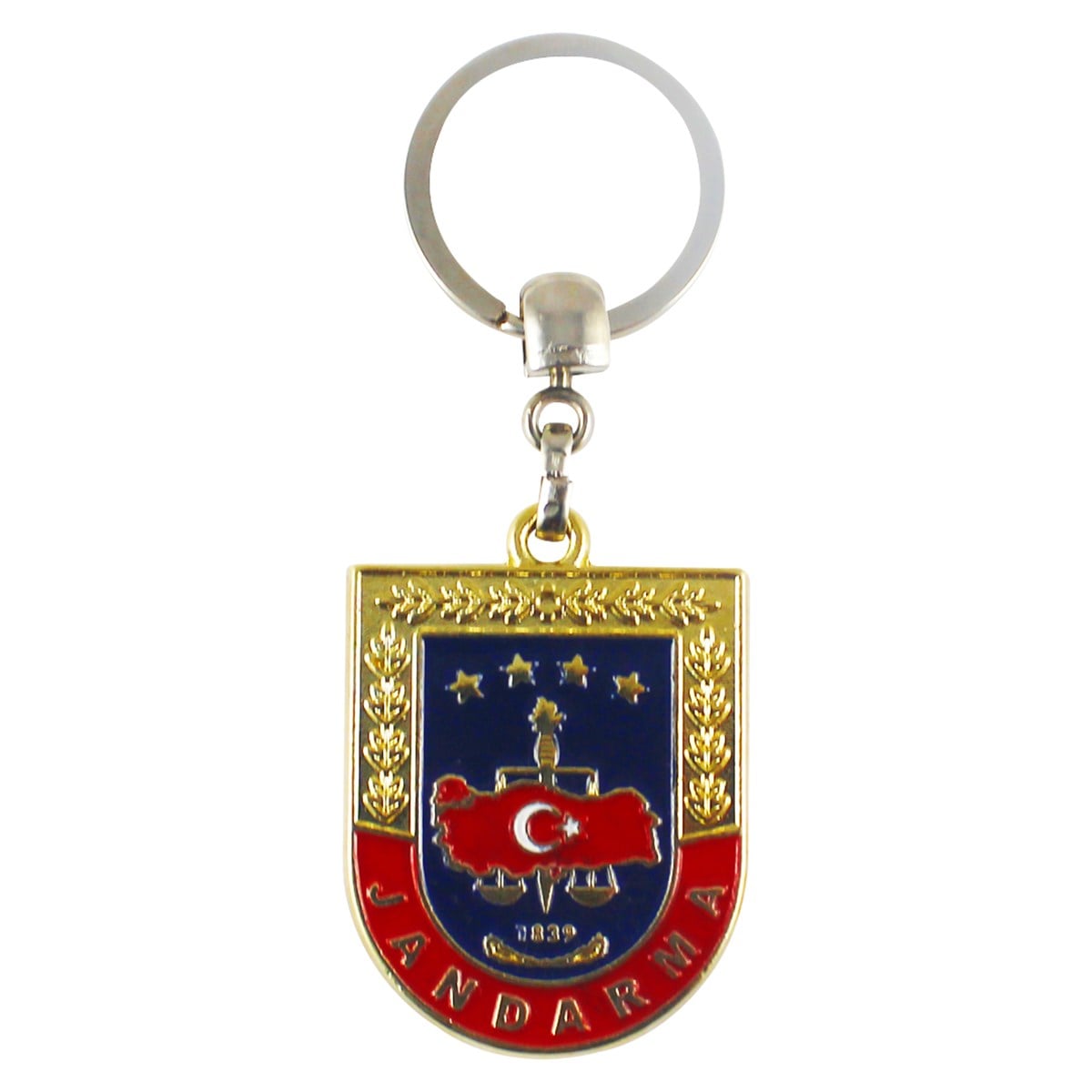 Jandarma Genel Komutanlığı Logo Tasarımlı Metal Anahtarlık