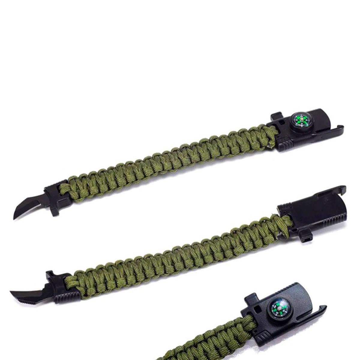 JOAK BIÇAKLI PARACORD BİLEKLİK - HAKİ