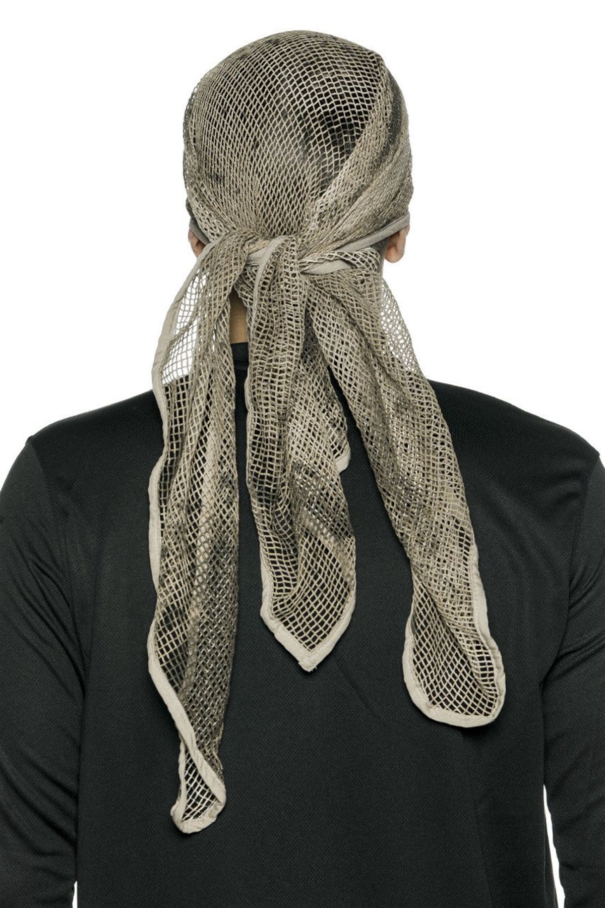 Jandarma Kamuflaj Üçgen Fileli Askeri Şal, Fileli Puşi, Gizlenme Ağı