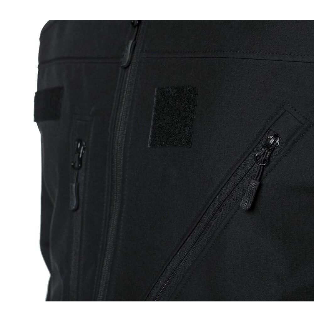 JÖAK SOFTSHELL SU GEÇİRMEZ MONT - SİYAH