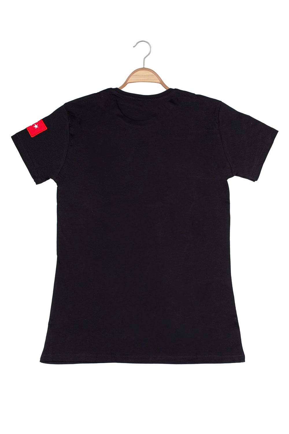 Unisex JÖH baskılı Tek Asker Tshirt - Siyah