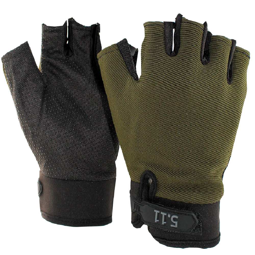 TACTİCAL ELDİVEN5.11 Tactical Kısa Kesik Eldiven - Yeşil
