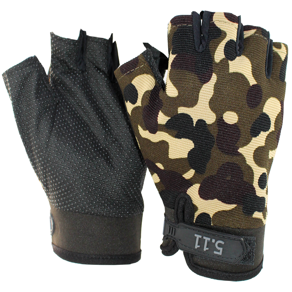 TACTİCAL ELDİVEN5.11 Tactical Kısa Kesik Eldiven - Kamuflaj