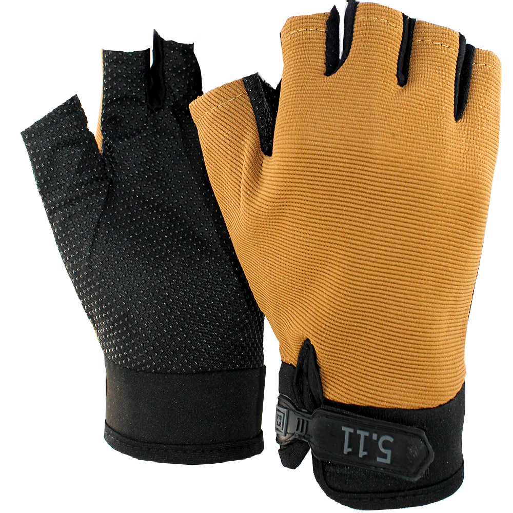 TACTİCAL ELDİVEN5.11 Tactical Kısa Kesik Eldiven - Kahverengi