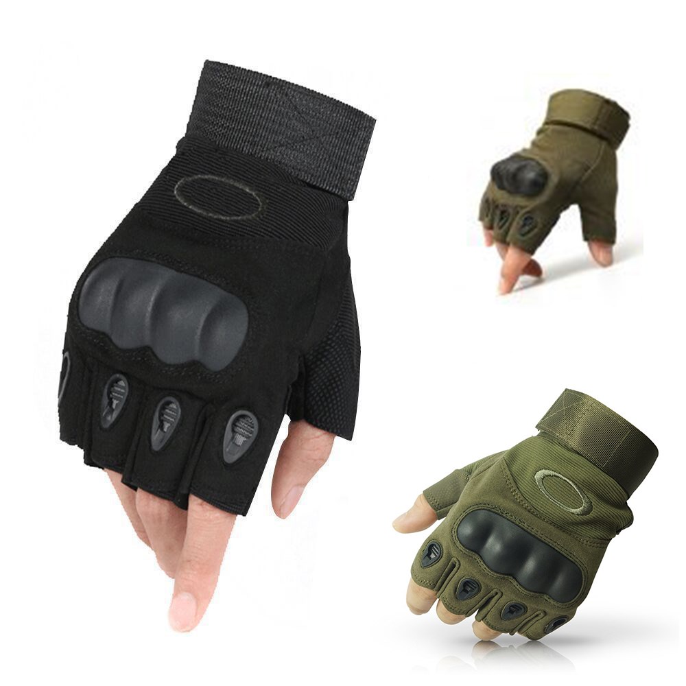 Tactical Askeri Destekli Yarım Eldiven SİYAH , HAKİ , BEJ