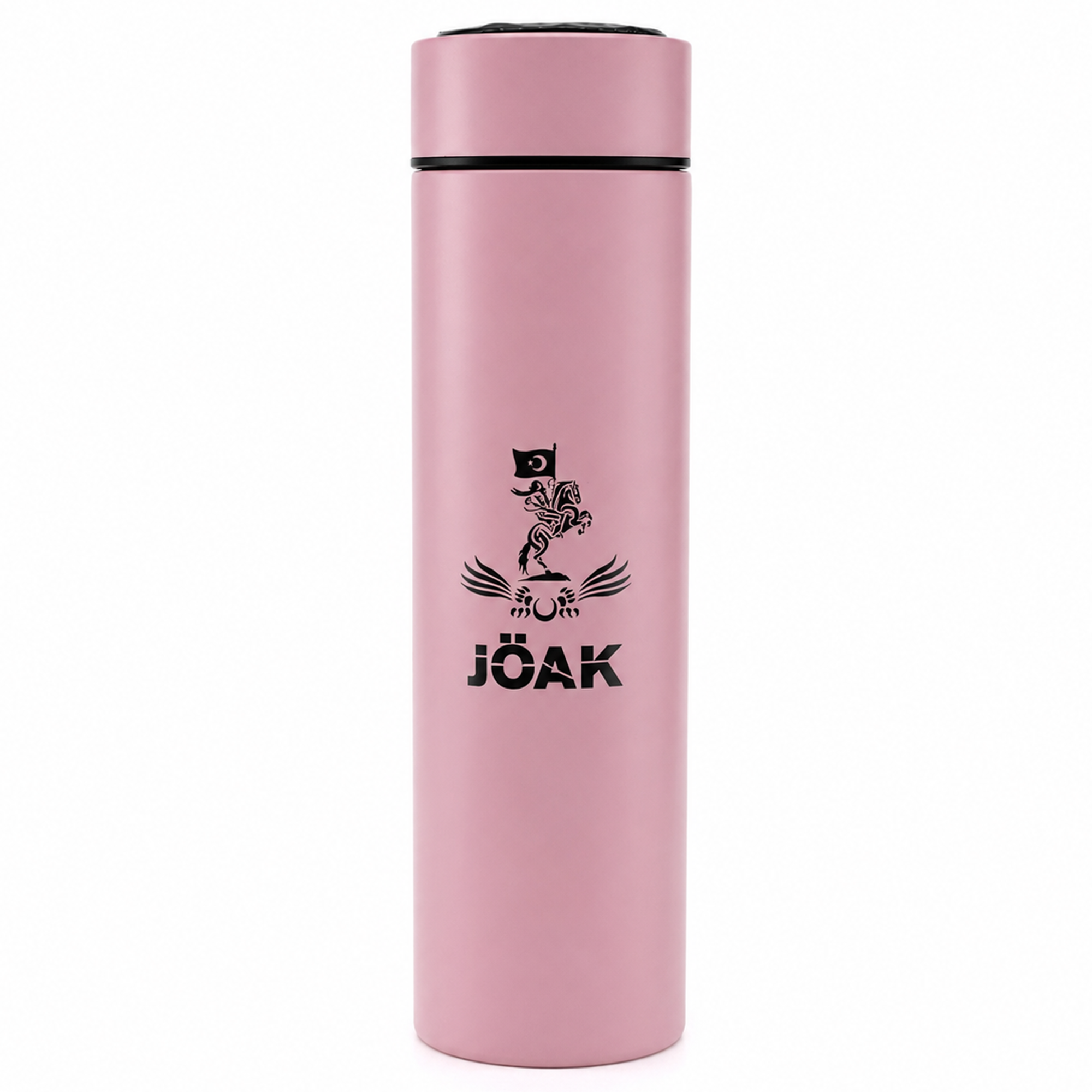 TERMOSJÖAK LOGOLU TERMOS MATARA - PEMBE