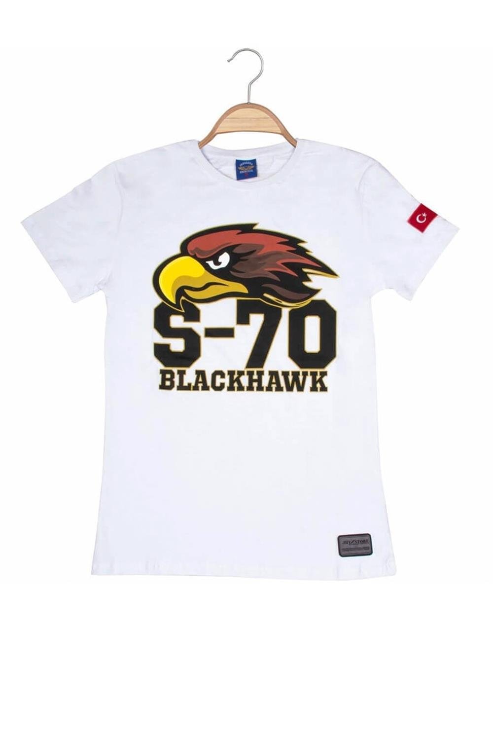 JHV S-70 BLACKHAWK ÇOCUK T-SHİRT BEYAZ
