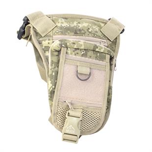 ASKERİ ÇANTA JANDARMA TACTİCAL SİLAH BACAK ÇANTASI - KAMUFLAJ