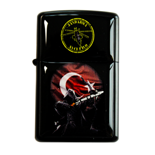 ÇAKMAK Jandarma Havacılık Avcı Filo Logolu Zippo Çakmak