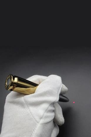 Mermi Tasarımında Lazer Işıklı Dekoratif Masaüstü Gazlı Çakmak