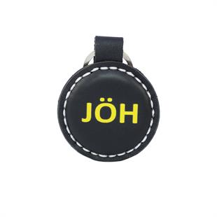 JÖH YAZILI ARKASI TÜRK BAYRAK DERİ ANAHTARLIK 