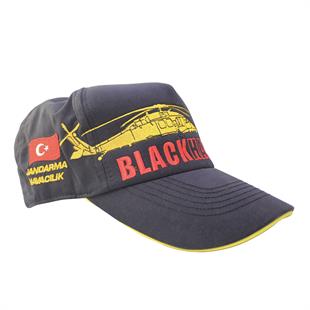 Jandarma Havacılık Siyah Black Hawk Şapka