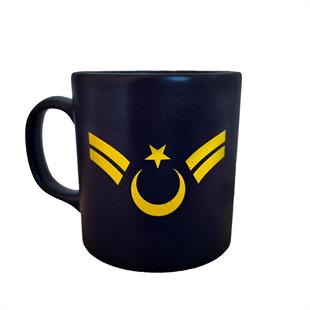 JÖAK SİYAH ASTSUBAY KUPA BARDAK