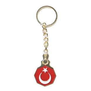 Jandarma Genel Komutanlığı Bayrak Tasarımlı Metal Anahtarlık