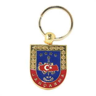 Jandarma Genel Komutanlığı Logo Tasarımlı Metal Anahtarlık