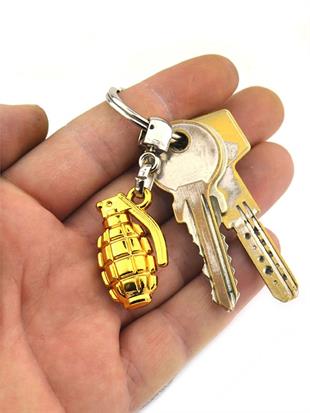 JOAK METAL EL BOMBASI ANAHTARLIK GOLD RENK