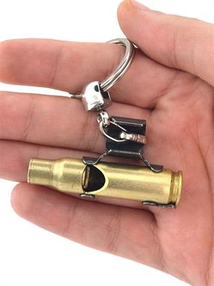 JOAK METAL MERMİ KOVAN DÜDÜKLÜ ANAHTARLIK