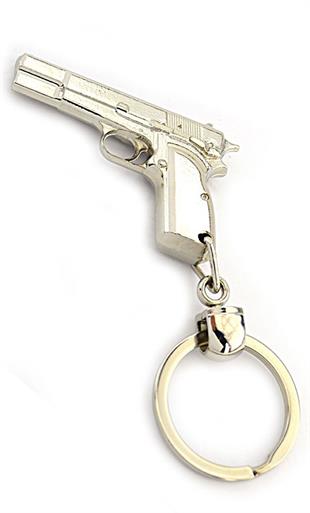 JOAK TABANCA METAL ANAHTARLIK GRİ RENK