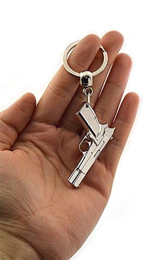 JOAK TABANCA METAL ANAHTARLIK GRİ RENK