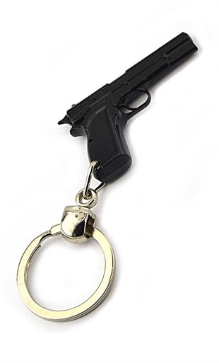 JOAK TABANCA METAL ANAHTARLIK SİYAH RENK