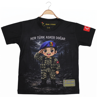 OPERASYON FORMAÇOCUK HER TÜRK ASKER DOĞAR  TSHIRT