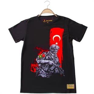 JÖAK BAYRAK ASKER FORMA T-SHİRT