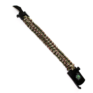JÖAK  PARACORD BİLEKLİK - HAKİ KAMUFLAJ