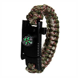 JÖAK  PARACORD BİLEKLİK - HAKİ KAMUFLAJ