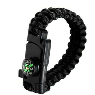 JÖAK  PARACORD BİLEKLİK - SİYAH