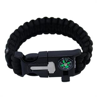 JÖAK PARACORD BİLEKLİK - SİYAH