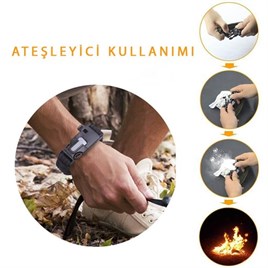 JÖAK PARACORD KAMUFLAJ BİLEKLİK