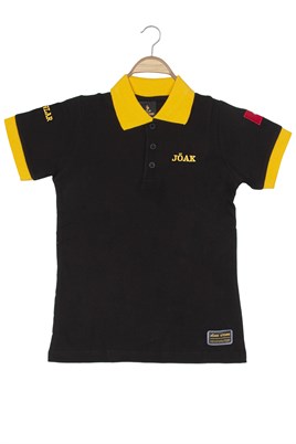 POLO  TSHİRTUnisex JÖAK Nakışlı Polo Tshirt - Siyah
