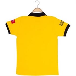 JHV POLO YAKA ÇOCUK T-SHİRT SARI RENK
