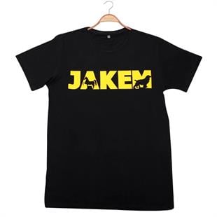 T-SHIRT Unisex Jakem Tshirt - Hep Birlikte Siyah
