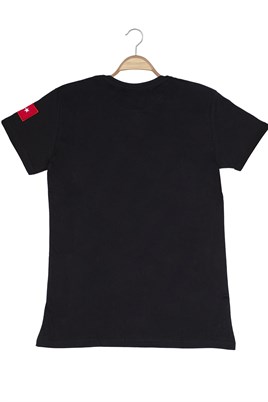  Unisex JÖAK Hedef Göstergeli Tshirt - Siyah