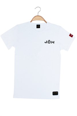  Unisex JÖH Operasyon Tshirt - Beyaz